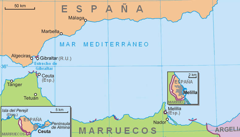 Que cidade espanhola usa o brasão português?