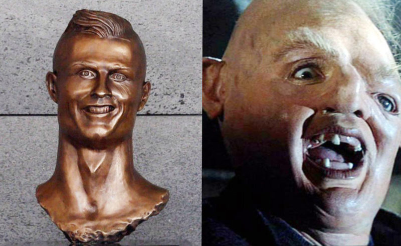 Cristiano Ronaldo tem novo busto que agora lhe faz justiça Cristiano Ronaldo tem novo busto que agora lhe faz justiça
