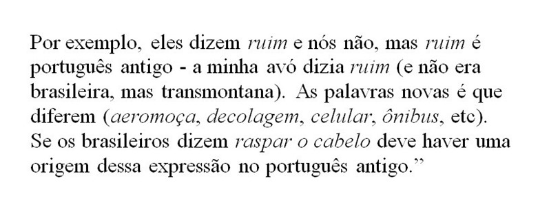 Os erros de português dos escritores