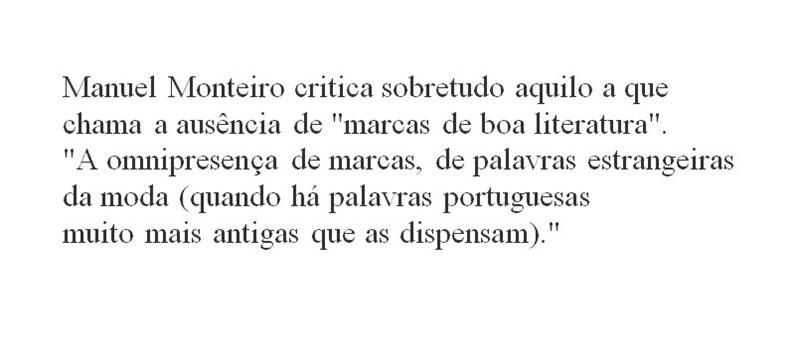 Os erros de português dos escritores