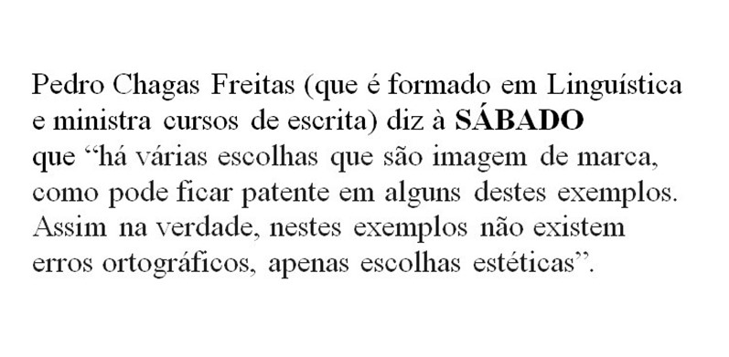 Os erros de português dos escritores