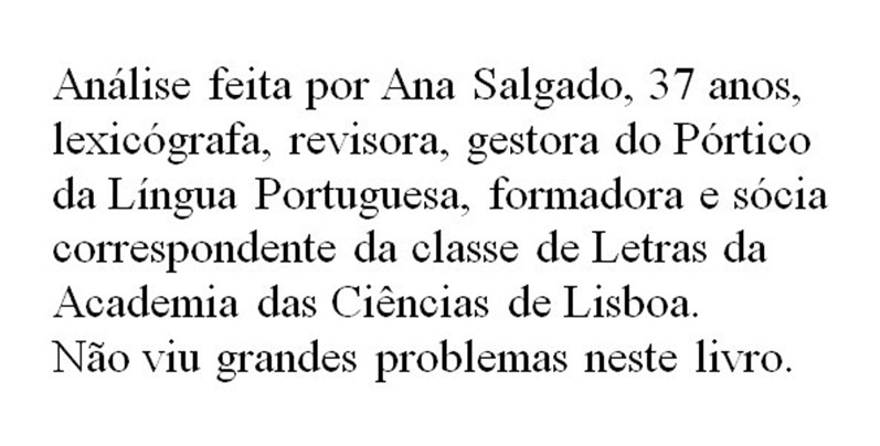 Os erros de português dos escritores