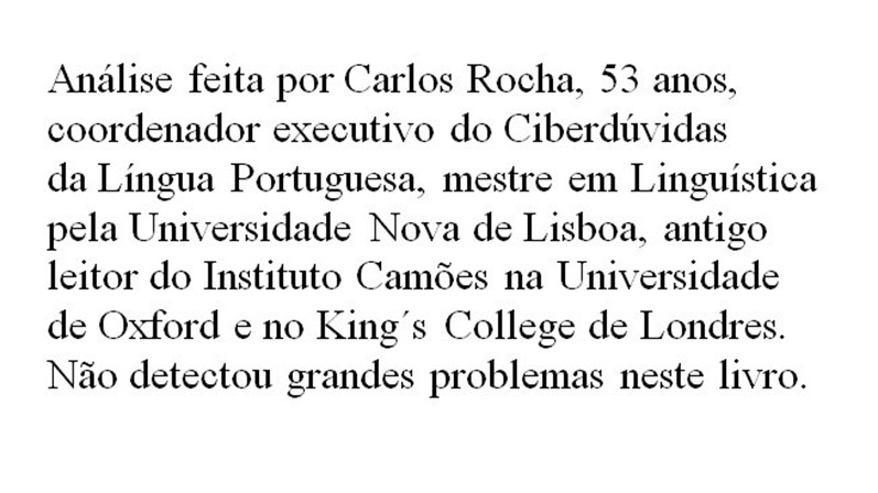 Os erros de português dos escritores