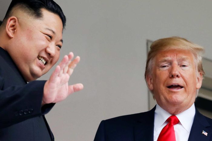 Kim e Trump, as imagens históricas