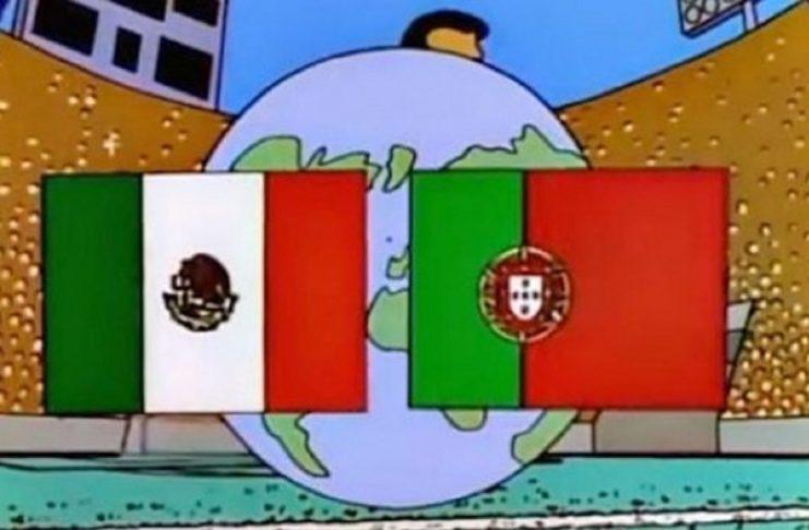 Portugal e México na final do Mundial, previram os Simpsons Portugal e México na final do Mundial, previram os Simpsons