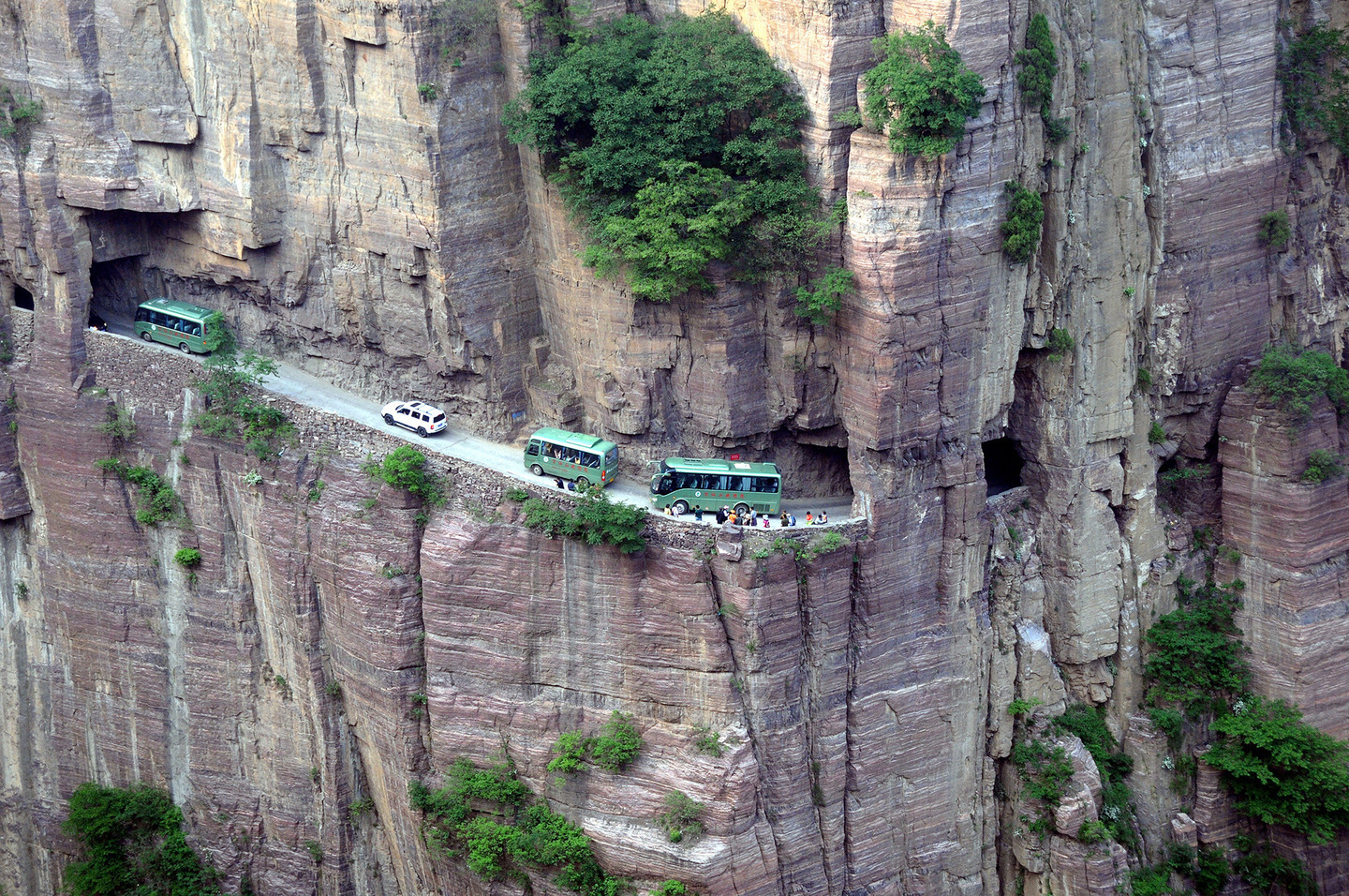 Guoliang Tunnel, China's scarist road carved into a mountain