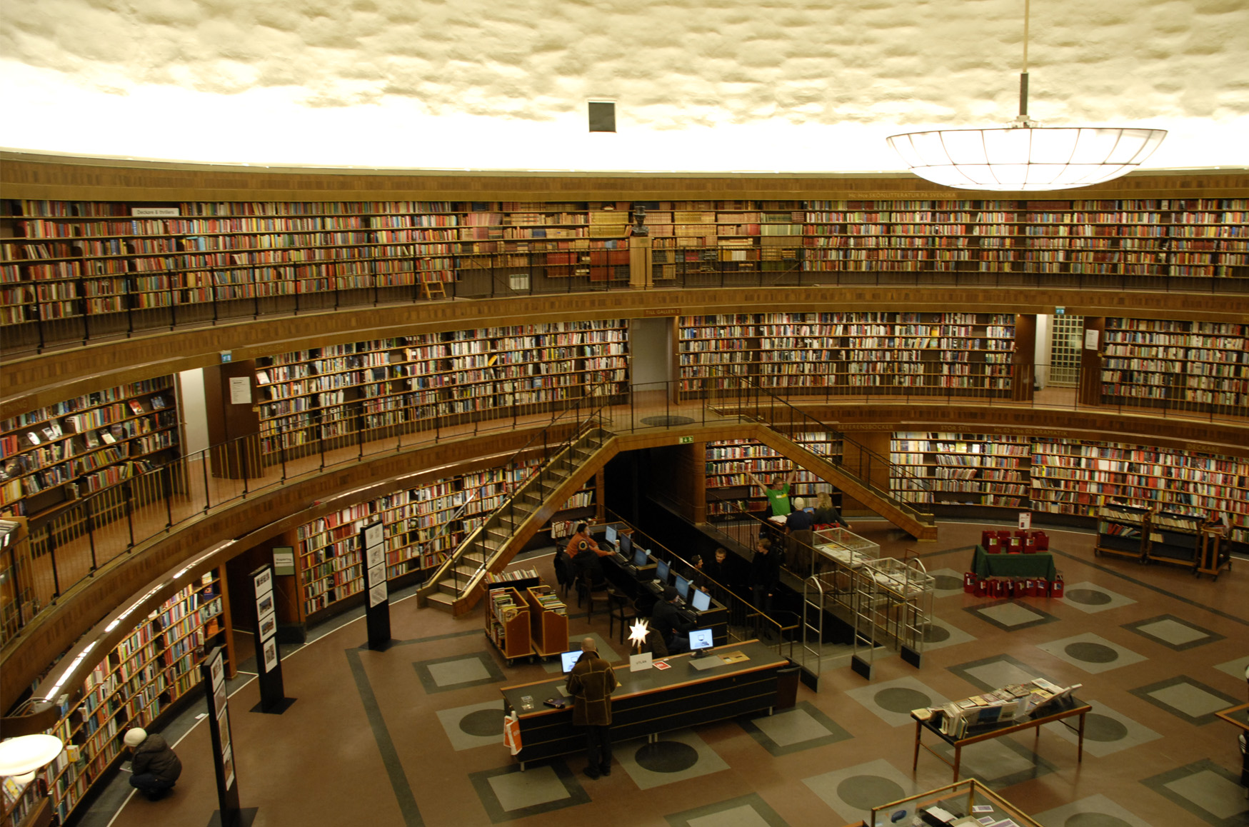 Biblioteca de Estocolmo, Suécia