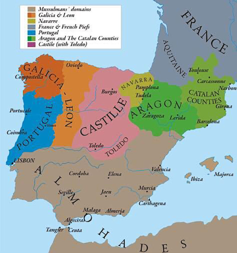 Há 800 anos, a Catalunha era parte de Espanha?