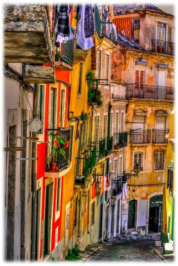 Ruelas de Lisboa, singelas e encantadoras