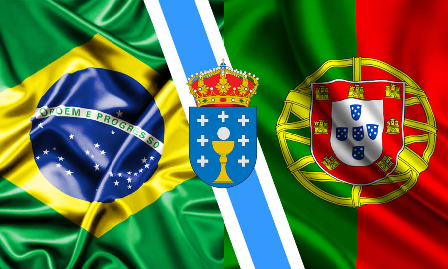 Os brasileiros, os galegos e os portugueses