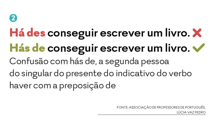 Os 10 erros mais comuns de português