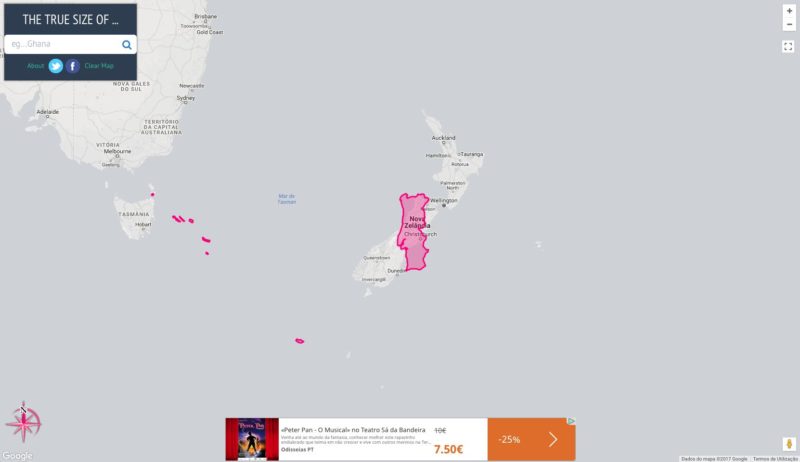 O verdadeiro tamanho de Portugal em 22 mapas