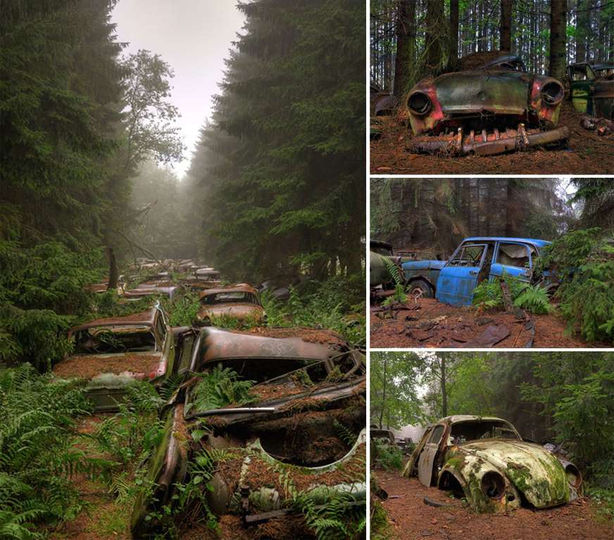 Lugares abandonados engolidos pela natureza Lugares abandonados engolidos pela natureza