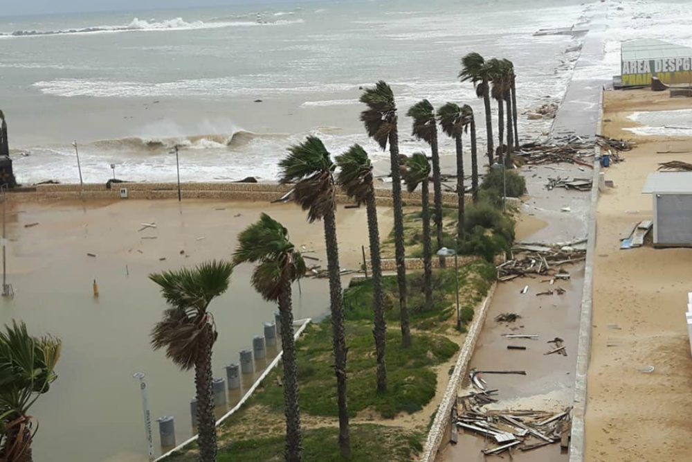As imagens da tempestade que afetou Portugal