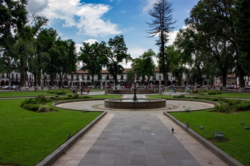 Praça Vasco de Quiroga, em Pátzcuaro, México