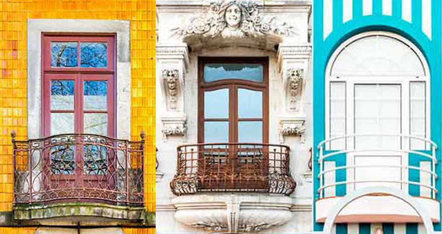 As maravilhosas janelas típicas portuguesas