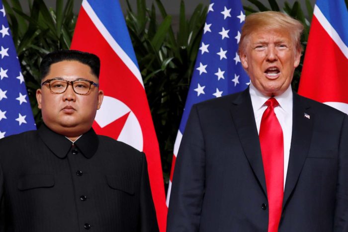 Kim e Trump, as imagens históricas