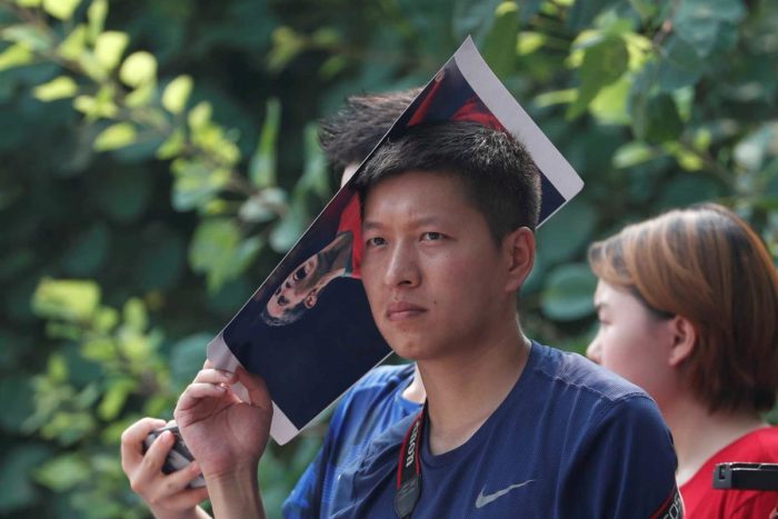 Foi a loucura na visita de Cristiano Ronaldo à China Foi a loucura na visita de Cristiano Ronaldo à China