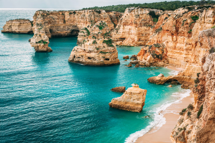praias paradisíacas do Algarve