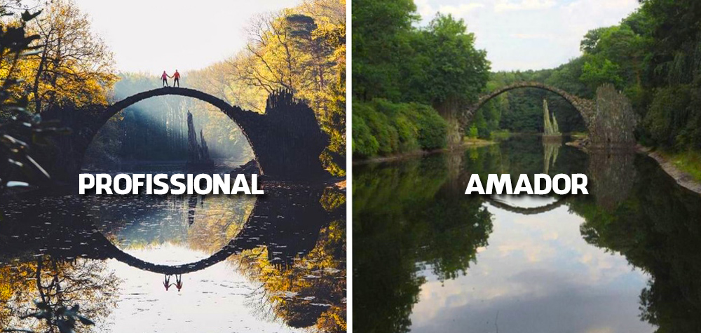 22 Fotos mostram a diferença entre Amador e Profissional