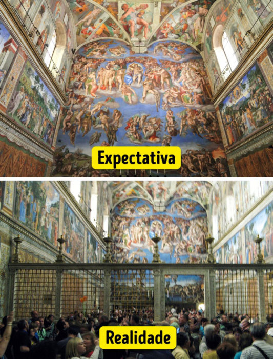 16 Viagens de Sonho: a Expectativa e a Realidade 16 Lugares de Sonho: a Expectativa e a Realidade
