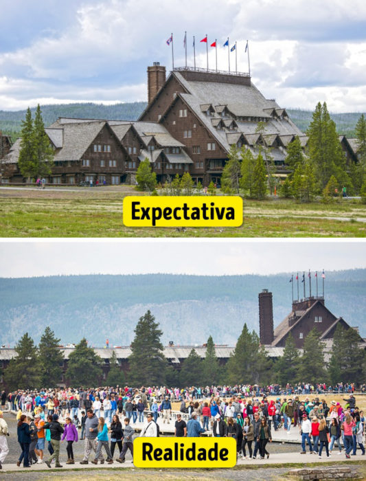 16 Viagens de Sonho: a Expectativa e a Realidade 16 Lugares de Sonho: a Expectativa e a Realidade