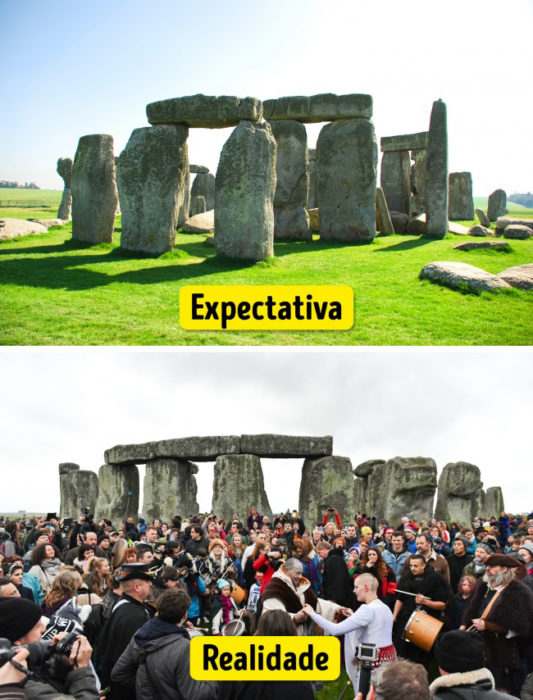 16 Viagens de Sonho: a Expectativa e a Realidade 16 Lugares de Sonho: a Expectativa e a Realidade