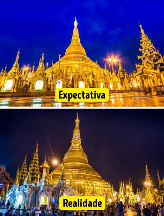 16 Viagens de Sonho: a Expectativa e a Realidade 16 Lugares de Sonho: a Expectativa e a Realidade