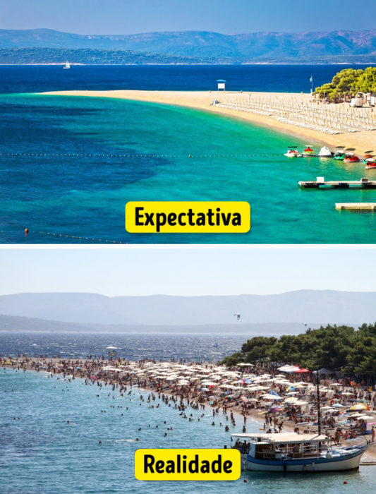 16 Viagens de Sonho: a Expectativa e a Realidade 16 Lugares de Sonho: a Expectativa e a Realidade