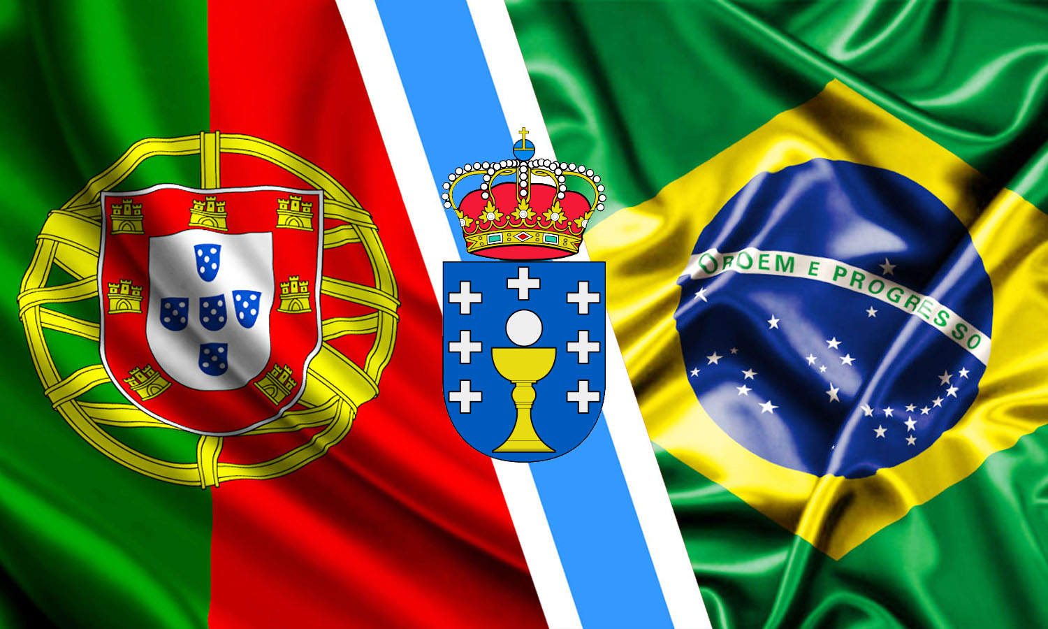 Os portugueses, os brasileiros e os galegos