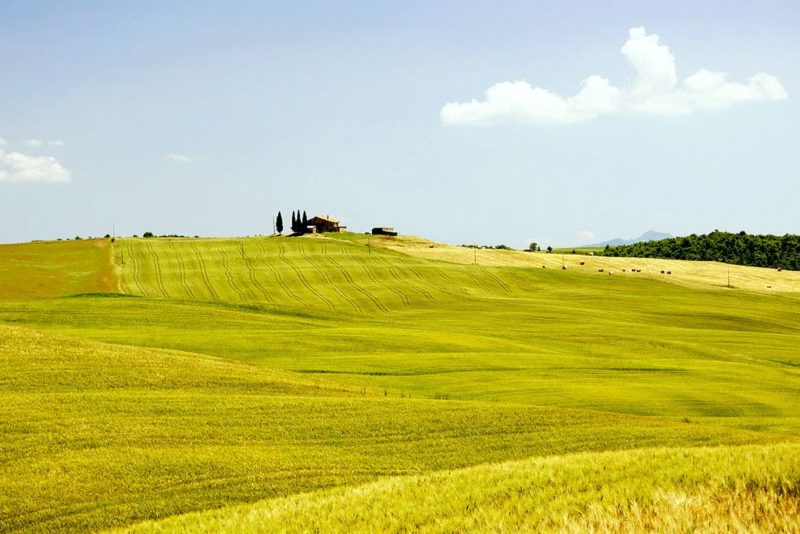 A paisagem toscana, Itália