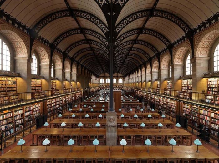 São portuguesas duas das 41 bibliotecas mais belas do mundo Biblioteca Sainte-Geneviève, Paris, França