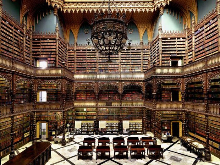 São portuguesas duas das 41 bibliotecas mais belas do mundo Real Gabinete Português de Leitura, Rio de Janeiro