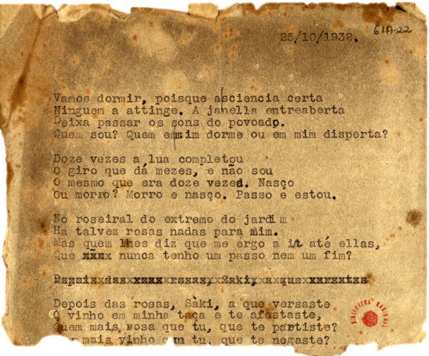 Língua Portuguesa: Poemas inéditos de Fernando Pessoa Língua Portuguesa