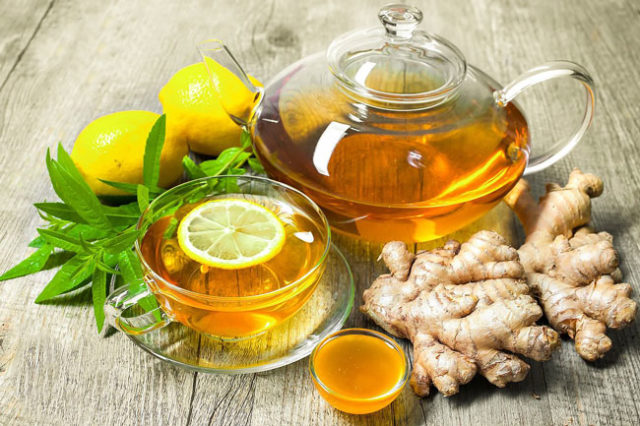 Como fazer Chá de Gengibre e limão, canela e mel (6 receitas) Chá de Gengibre e limão