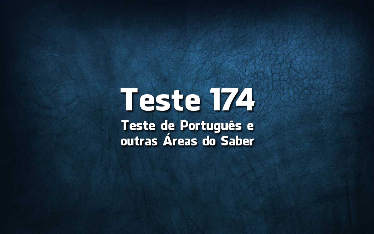 Teste de Português 174