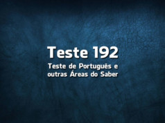 Quiz ou Teste de Português 192 Quiz ou Teste de Português 192