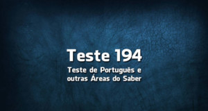 Teste de Português 194