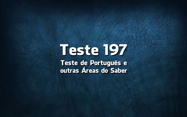 Quiz ou Teste de Português 197
