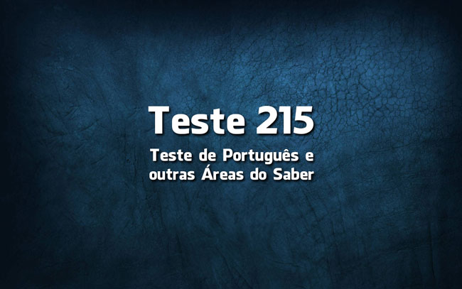 Quiz ou Teste de Português 215