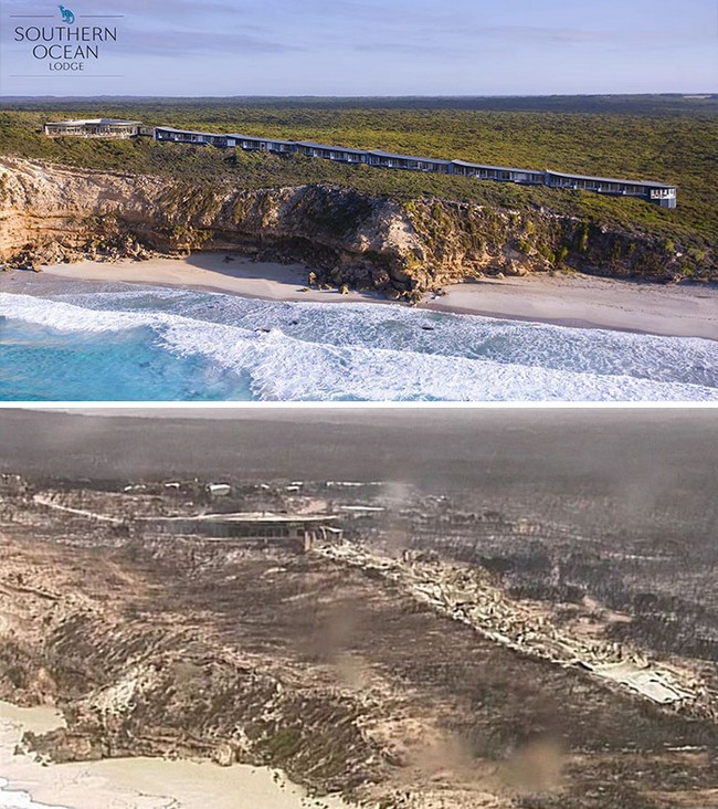 Antes e depois: 19 fotos dos incêndios na Austrália fotos dos incêndios na Austrália