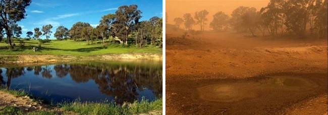 fotos dos incêndios na Austrália