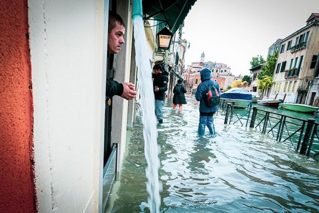 Veneza durante inundação (fotos impressionantes) Veneza durante inundação
