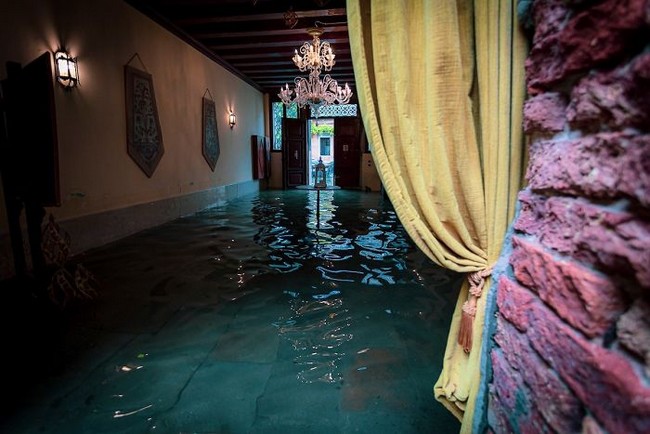 Veneza durante inundação (fotos impressionantes) Veneza durante inundação