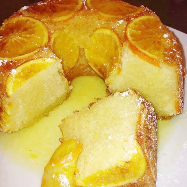 bolo de laranja e limão
