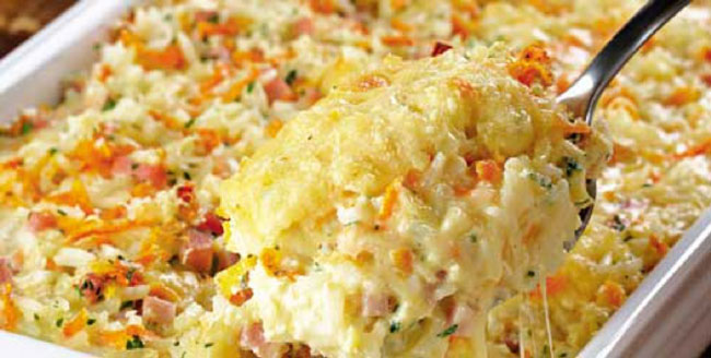 Arroz de forno que nunca sobra Arroz de forno