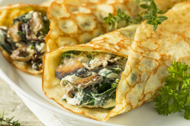 4 receitas de crepes doces e salgados fantásticas receitas de crepes doces e salgados