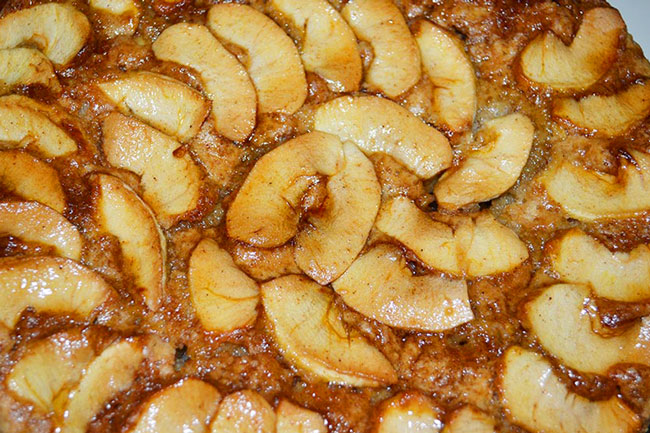 Tarte de maçã e canela