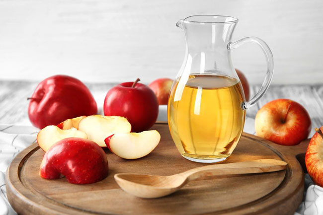 Vinagre de maçã ajuda a desinchar