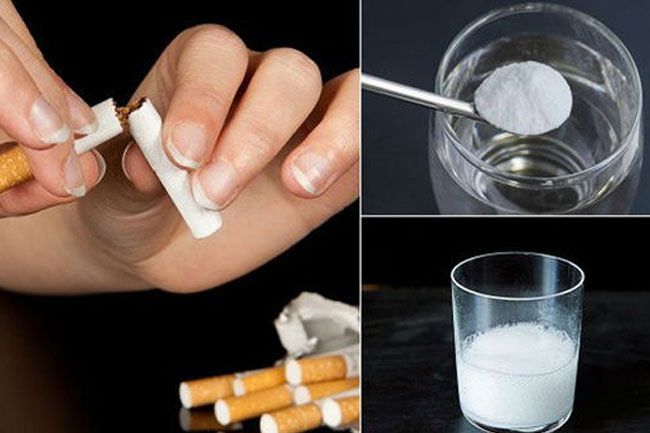 Bicarbonato de sódio ajuda a deixar de fumar